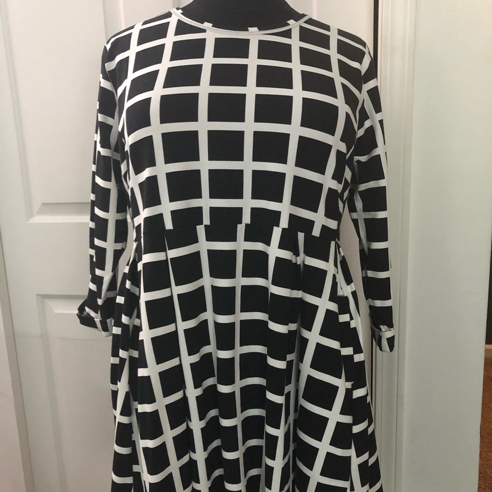 Plus Size Long Sleeved Dress